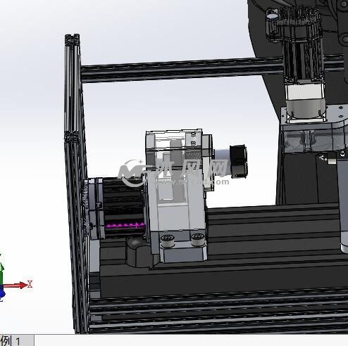 銑床設(shè)計模型圖